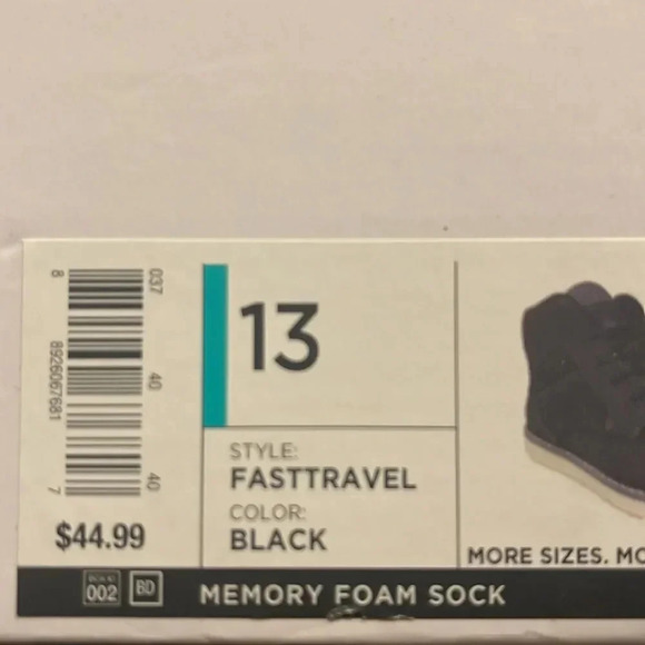 Sonoma Black Lace Up Dress Casual Memory foam Boots Size 13 New in Box - Picture 7 of 7